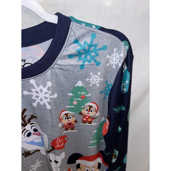 Disney Women’s Pajama Shirt Size Medium Gray Character Motif Comfort Sleepwear - Picture 3 of 12